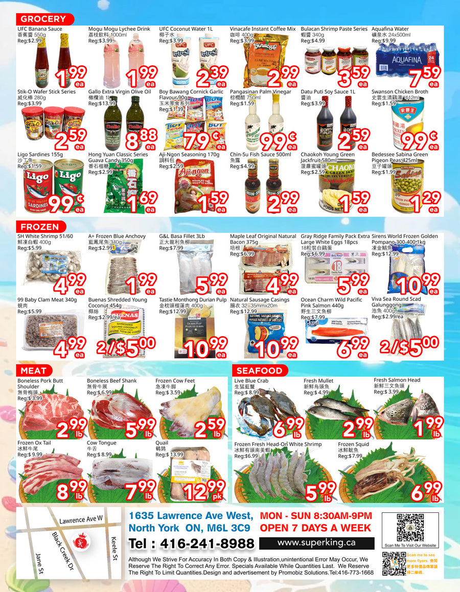 Weekly Flyer North York (August 28-September 4)
